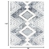 image:imageSAFAVIEH Area Rug 8x10  Moroccan Tassel Shag Collection  Large  Grey amp Ivory Boho Design NonShedding amp Easy Cleaning Plush Pile Ideal for Living Room Bedroom Dining Space MTS676FGreyIvory