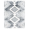 image:imageSAFAVIEH Area Rug 8x10  Moroccan Tassel Shag Collection  Large  Grey amp Ivory Boho Design NonShedding amp Easy Cleaning Plush Pile Ideal for Living Room Bedroom Dining Space MTS676FGreyIvory