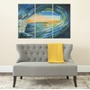 image:imageSAFAVIEH Art Collection Blue Grotto Triptych Wall Art Gold
