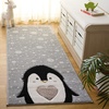 image:imageSAFAVIEH Carousel Kids Collection Accent Rug  4 x 6 Light Grey amp Black NonShedding amp Easy Care Ideal for High Traffic Areas for Boys amp Girls in Playroom Nursery Bedroom CRK132FLight GreyBlack