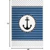 image:imageSAFAVIEH Carousel Kids Collection Accent Rug  4 x 6 Navy amp Ivory NonShedding amp Easy Care Ideal for High Traffic Areas for Boys amp Girls in Playroom Nursery Bedroom CRK124NNavyIvory