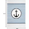 image:imageSAFAVIEH Carousel Kids Collection Accent Rug  4 x 6 Navy amp Ivory NonShedding amp Easy Care Ideal for High Traffic Areas for Boys amp Girls in Playroom Nursery Bedroom CRK124NIvoryNavy