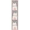 image:imageSAFAVIEH Carousel Kids Collection Accent Rug  4 x 6 Pink amp Grey Cat Design NonShedding amp Easy Care Ideal for High Traffic Areas for Boys amp Girls in Playroom Nursery Bedroom CRK134PPinkGrey