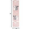 image:imageSAFAVIEH Carousel Kids Collection Accent Rug  4 x 6 Pink amp White Koala Design NonShedding amp Easy Care Ideal for High Traffic Areas for Boys amp Girls in Playroom Nursery Bedroom CRK195UPinkWhite