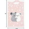image:imageSAFAVIEH Carousel Kids Collection Accent Rug  4 x 6 Pink amp White Koala Design NonShedding amp Easy Care Ideal for High Traffic Areas for Boys amp Girls in Playroom Nursery Bedroom CRK195UPinkWhite