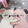 image:imageSAFAVIEH Carousel Kids Collection Accent Rug  4 x 6 Pink amp White Koala Design NonShedding amp Easy Care Ideal for High Traffic Areas for Boys amp Girls in Playroom Nursery Bedroom CRK195UGreyIvory