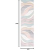 image:imageSAFAVIEH Hollywood Collection Area Rug  53 x 76 Grey amp Blue MidCentury Modern Design NonShedding amp Easy Care Ideal for High Traffic Areas in Living Room Bedroom HLW766FGreyPink