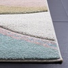 image:imageSAFAVIEH Hollywood Collection Area Rug  53 x 76 Grey amp Blue MidCentury Modern Design NonShedding amp Easy Care Ideal for High Traffic Areas in Living Room Bedroom HLW766FGreyPink
