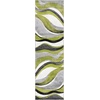 image:imageSAFAVIEH Hollywood Collection Area Rug  53 x 76 Grey amp Blue MidCentury Modern Design NonShedding amp Easy Care Ideal for High Traffic Areas in Living Room Bedroom HLW766FGreyGreen