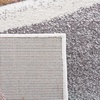 image:imageSAFAVIEH Hollywood Collection Area Rug  53 x 76 Grey amp Blue MidCentury Modern Design NonShedding amp Easy Care Ideal for High Traffic Areas in Living Room Bedroom HLW766FGreyPink
