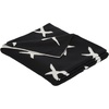 image:imageSAFAVIEH Home Collection Alto BlackIvory Cotton 50 x 60 Decorative Accent Throw Blanket