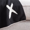 image:imageSAFAVIEH Home Collection Alto BlackIvory Cotton 50 x 60 Decorative Accent Throw Blanket