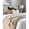image:imageSAFAVIEH Home Collection Mari Boho BeigeGold Cotton 50 x 60inch Tassel Sofa Chaise Lounge Club Chair Living Room Bedroom Decorative Throw Blanket THR235A5060