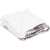 image:imageSAFAVIEH Home Collection Ribbon Plaid 50 x 60inch GreyRed Cotton amp Sherpa Sofa Chaise Lounge Club Chair Living Room Bedroom Decorative Throw Blanket