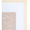 image:imageSAFAVIEH Home Collection Stenquist GoldBeige 18inch Square Boho Wood Framed Textile Wall Art for Bedroom Living Room Foyer Dining Area Entryway