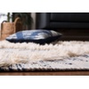 image:imageSAFAVIEH Kenya Collection Area Rug  6 x 9 Blue amp Ivory Handmade Moroccan Boho Tribal Wool Ideal for High Traffic Areas in Living Room Bedroom KNY455MSilverIvory