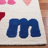 image:imageSAFAVIEH Kids Collection Area Rug  5 x 8 Ivory amp Multi Handmade Alphabet Letters Wool Ideal for High Traffic Areas in Living Room Bedroom SFK389AIvoryMulti