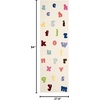 image:imageSAFAVIEH Kids Collection Area Rug  5 x 8 Ivory amp Multi Handmade Alphabet Letters Wool Ideal for High Traffic Areas in Living Room Bedroom SFK389AIvoryMulti