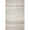 image:imageSAFAVIEH Kilim Collection Area Rug  5 x 8 Blue amp Beige Handmade Moroccan Boho Jute amp Cotton Ideal for High Traffic Areas in Living Room Bedroom KLM752HBlueBeige