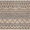 image:imageSAFAVIEH Kilim Collection Area Rug  5 x 8 Blue amp Beige Handmade Moroccan Boho Jute amp Cotton Ideal for High Traffic Areas in Living Room Bedroom KLM752HNaturalCharcoal