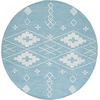 image:imageSAFAVIEH Kilim Collection Area Rug  5 x 8 Brown amp Ivory Handmade Moroccan Boho Rustic Cotton Ideal for High Traffic Areas in Living Room Bedroom KLM851TTealIvory
