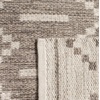 image:imageSAFAVIEH Kilim Collection Area Rug  5 x 8 Grey amp Ivory Handmade Flat Weave Wool Ideal for High Traffic Areas in Living Room Bedroom KLM353AGreyIvory