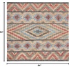 image:imageSAFAVIEH Kilim Collection Area Rug  5 x 8 Natural amp Red Flat Weave Jute Design Ideal for High Traffic Areas in Living Room Bedroom KLM758QNaturalRed