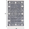 image:imageSAFAVIEH Kilim Collection Area Rug  6 x 9 Black amp Ivory Flat Weave Rustic Boho Tribal Design NonShedding amp Easy Care Ideal for High Traffic Areas in Living Room Bedroom KLM763ZBlackIvory