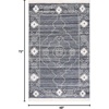 image:imageSAFAVIEH Kilim Collection Area Rug  6 x 9 Black amp Ivory Flat Weave Rustic Boho Tribal Design NonShedding amp Easy Care Ideal for High Traffic Areas in Living Room Bedroom KLM763ZBlackIvory