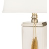image:imageSAFAVIEH Lighting  Amiliana 32Inch Tassel Table Lamp  Cream  Transitional Ceramic Design  Ideal for Living Room Bedroom Entryway Home Office  LED Bulb Included LIT4000A