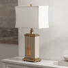 image:imageSAFAVIEH Lighting  Amiliana 32Inch Tassel Table Lamp  Cream  Transitional Ceramic Design  Ideal for Living Room Bedroom Entryway Home Office  LED Bulb Included LIT4000A