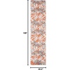 image:imageSAFAVIEH Madison Collection Area Rug  9 x 12 Grey amp Red Boho Abstract Distressed Design NonShedding amp Easy Care Ideal for High Traffic Areas in Living Room Bedroom MAD425RGreyOrange