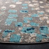 image:imageSAFAVIEH Madison Collection Area Rug  9 x 12 Grey amp Red Boho Abstract Distressed Design NonShedding amp Easy Care Ideal for High Traffic Areas in Living Room Bedroom MAD425RGreyBlue