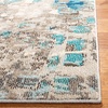image:imageSAFAVIEH Madison Collection Area Rug  9 x 12 Grey amp Red Boho Abstract Distressed Design NonShedding amp Easy Care Ideal for High Traffic Areas in Living Room Bedroom MAD425RGreyBlue