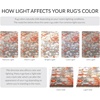 image:imageSAFAVIEH Madison Collection Area Rug  9 x 12 Grey amp Red Boho Abstract Distressed Design NonShedding amp Easy Care Ideal for High Traffic Areas in Living Room Bedroom MAD425RGreyOrange