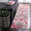 image:imageSAFAVIEH Madison Collection Area Rug  9 x 12 Grey amp Red Boho Abstract Distressed Design NonShedding amp Easy Care Ideal for High Traffic Areas in Living Room Bedroom MAD425RGreyRed