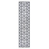image:imageSAFAVIEH Moroccan Tassel Shag Collection Accent Rug  45 x 65 Ivory amp Light Blue 075inch Thick Ideal for High Traffic Areas in Entryway Living Room Bedroom MTS452BIvoryBlack