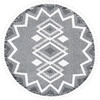 image:imageSAFAVIEH Moroccan Tassel Shag Collection Accent Rug  45 x 65 Ivory amp Light Blue 075inch Thick Ideal for High Traffic Areas in Entryway Living Room Bedroom MTS452BIvoryBlack