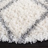image:imageSAFAVIEH Moroccan Tassel Shag Collection Area Rug  53 x 76 Ivory amp Light Grey Boho NonShedding amp Easy Care 15inch Thick Ideal for High Traffic Areas in Living Room Bedroom MTS335BIvoryLight Grey
