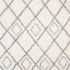 image:imageSAFAVIEH Moroccan Tassel Shag Collection Area Rug  53 x 76 Ivory amp Light Grey Boho NonShedding amp Easy Care 15inch Thick Ideal for High Traffic Areas in Living Room Bedroom MTS335BIvoryLight Grey