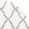 image:imageSAFAVIEH Moroccan Tassel Shag Collection Area Rug  53 x 76 Ivory amp Light Grey Boho NonShedding amp Easy Care 15inch Thick Ideal for High Traffic Areas in Living Room Bedroom MTS335BIvoryLight Grey