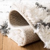 image:imageSAFAVIEH Moroccan Tassel Shag Collection Area Rug  53 x 76 Ivory amp Light Grey Boho NonShedding amp Easy Care 15inch Thick Ideal for High Traffic Areas in Living Room Bedroom MTS335BIvoryDark Grey