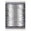 image:imageSAFAVIEH Moroccan Tassel Shag Collection Area Rug  55 x 77 Ivory amp Beige Boho Design NonShedding amp Easy Care 075inch Thick Ideal for High Traffic Areas in Living Room Bedroom MTS483BIvoryBlack