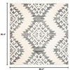 image:imageSAFAVIEH Moroccan Tassel Shag Collection Area Rug  9 x 12 Ivory amp Brown Boho Design NonShedding amp Easy Care 2inch Thick Ideal for High Traffic Areas in Living Room Bedroom MTS652AIvoryGrey