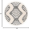 image:imageSAFAVIEH Moroccan Tassel Shag Collection Area Rug  9 x 12 Ivory amp Brown Boho Design NonShedding amp Easy Care 2inch Thick Ideal for High Traffic Areas in Living Room Bedroom MTS652AIvoryGrey
