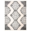image:imageSAFAVIEH Moroccan Tassel Shag Collection Area Rug  9 x 12 Ivory amp Brown Boho Design NonShedding amp Easy Care 2inch Thick Ideal for High Traffic Areas in Living Room Bedroom MTS652AIvoryGrey
