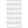 image:imageSAFAVIEH Natura Collection Accent Rug  4 x 6 Ivory amp Blue Handmade Moroccan Boho Tassel Wool Ideal for High Traffic Areas in Entryway Living Room Bedroom NAT678AIvoryBlue