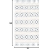 image:imageSAFAVIEH Natura Collection Accent Rug  4 x 6 Ivory amp Blue Handmade Moroccan Boho Tassel Wool Ideal for High Traffic Areas in Entryway Living Room Bedroom NAT678AIvoryBlue