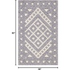 image:imageSAFAVIEH Natura Collection Area Rug  9 x 12 Cream amp Purple Handmade Diamond Wool Ideal for High Traffic Areas in Living Room Bedroom NAT628UCreamPurple