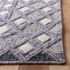 image:imageSAFAVIEH Natura Collection Area Rug  9 x 12 Cream amp Purple Handmade Diamond Wool Ideal for High Traffic Areas in Living Room Bedroom NAT628UCreamPurple
